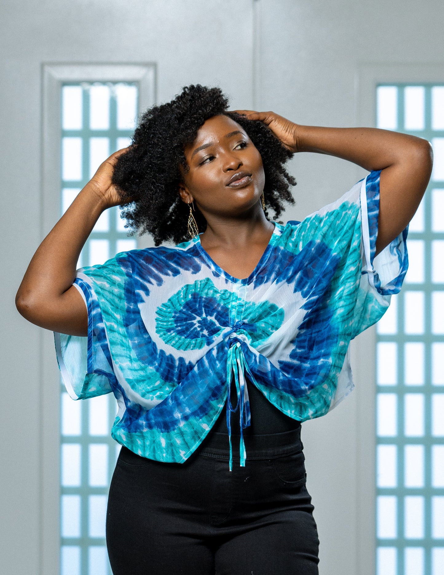 Akoto Baaba Chiffon Top