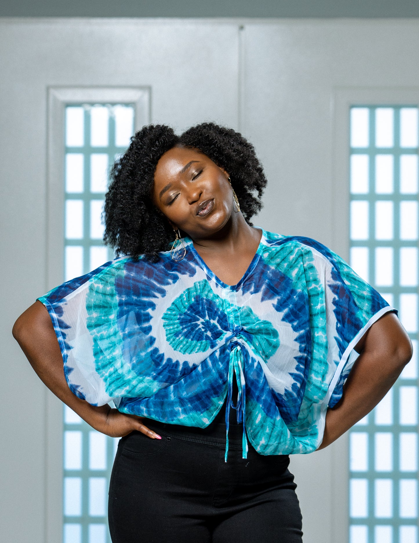 Akoto Baaba Chiffon Top
