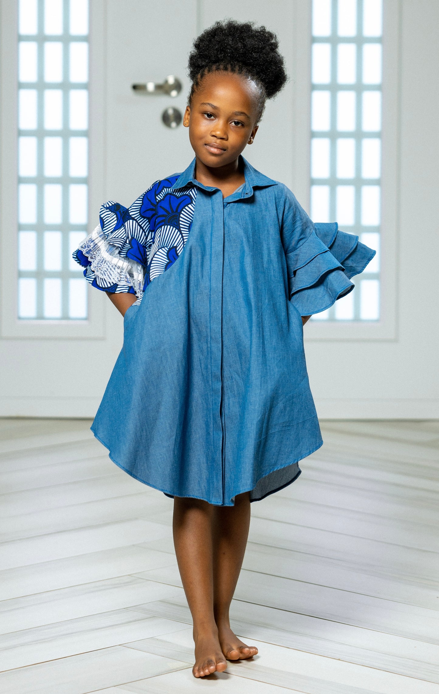 Naya Osman Girls Jeans Dress