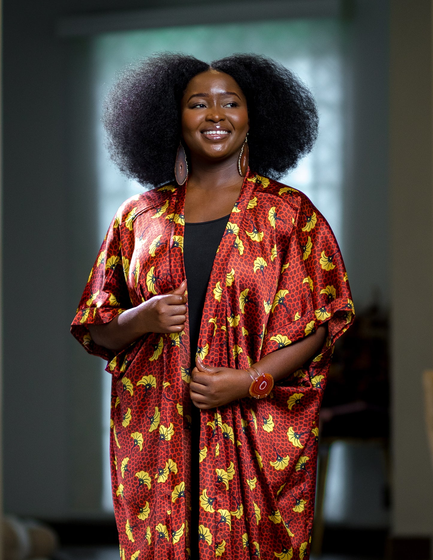 Afua Akomea kimono duster