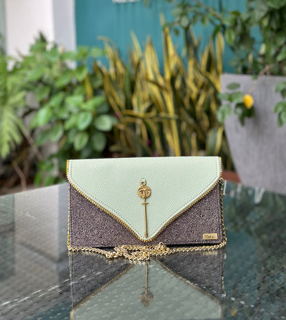 Sika Adansi Medium Clutch Bag