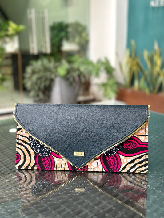 Akos Osei Large Clutch Bag