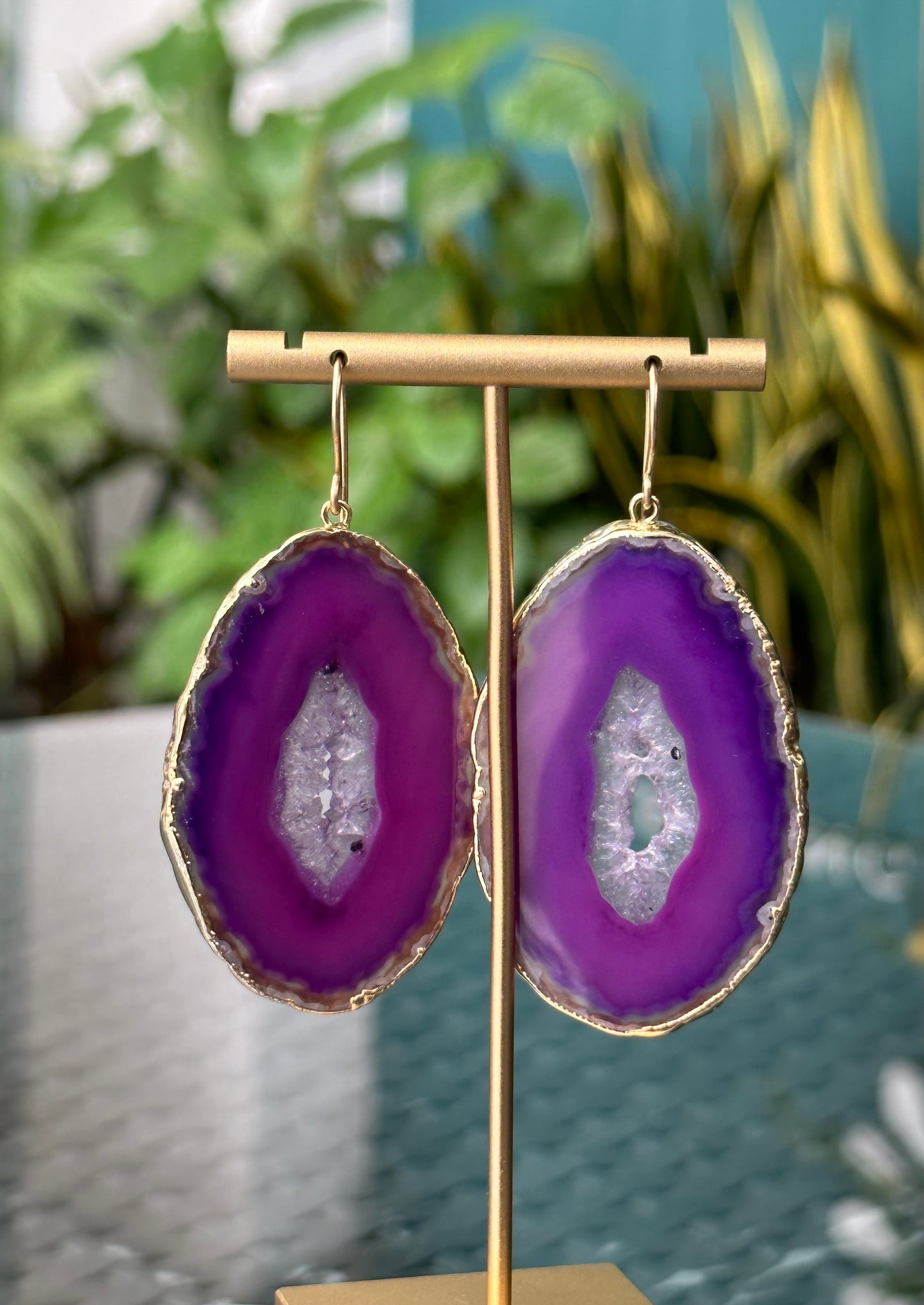 Esi Biama Statement Stone Earrings