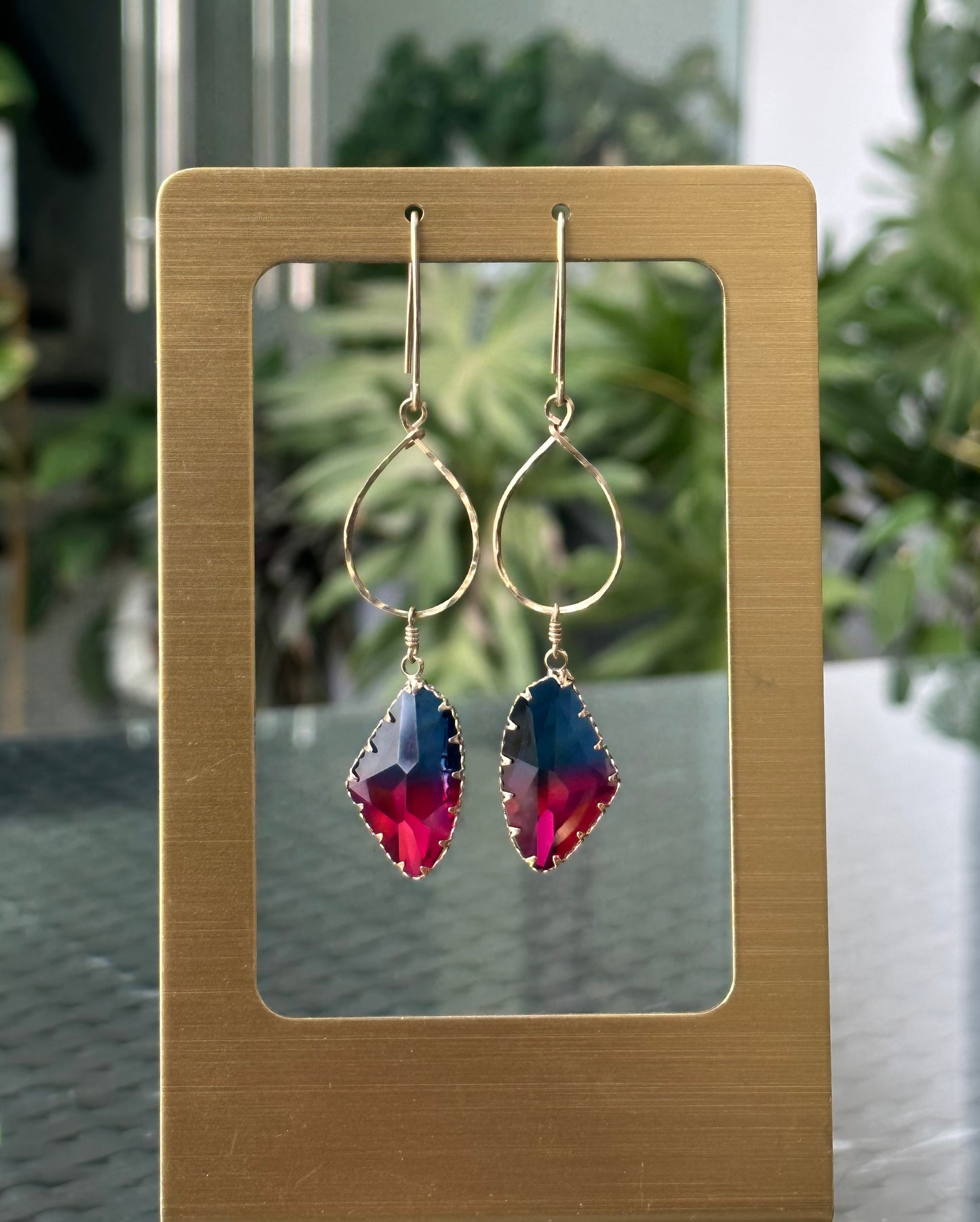 Maaso Adjubi Drop Crystal Earrings