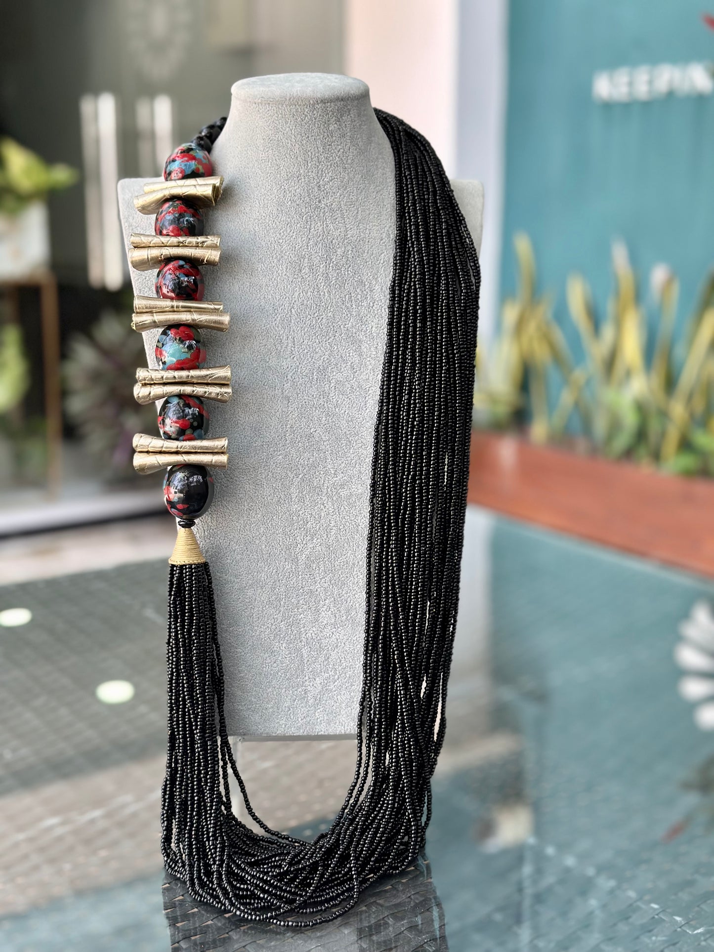 EWURAMA BEADED NECKLACE