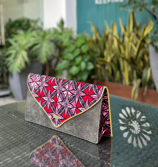 Akos Titi Large Clutch Bag