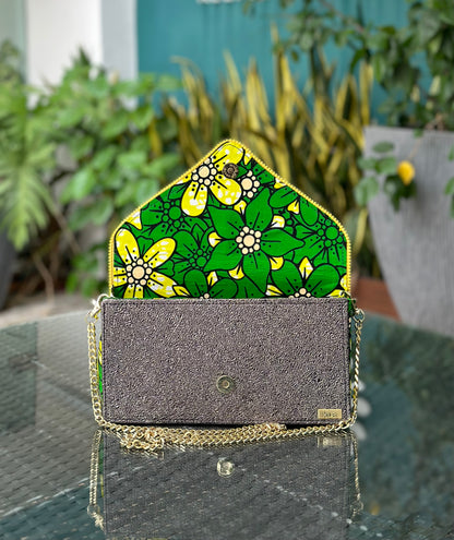 Sika Adansi Medium Clutch Bag