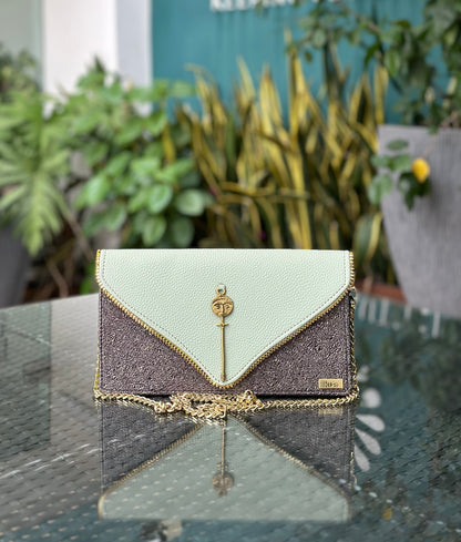 Sika Adansi Medium Clutch Bag