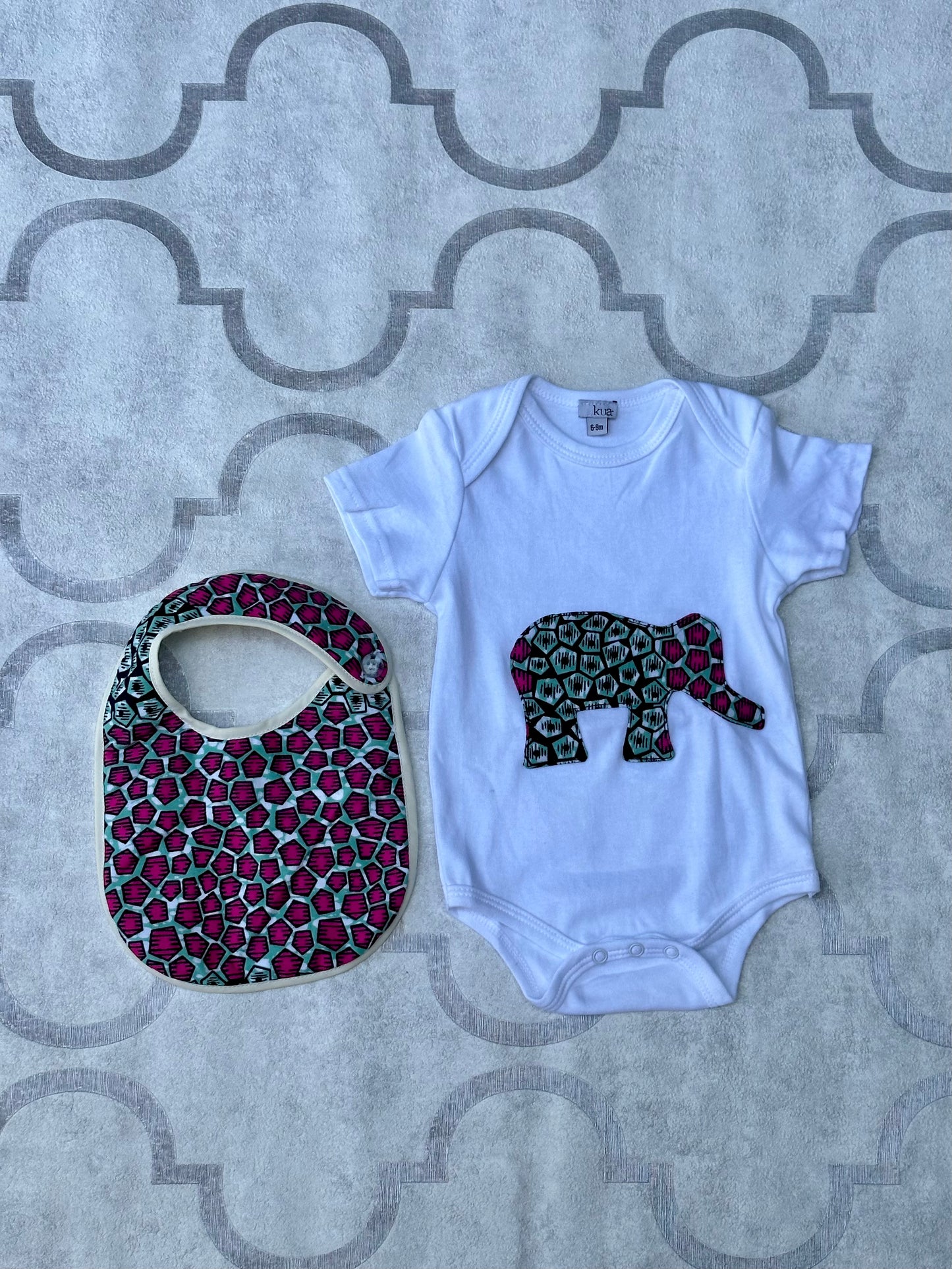 Eli Klenam Elephant Onesie Set of 3