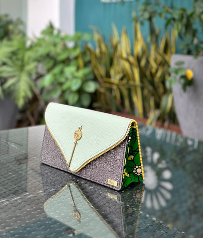 Sika Adansi Medium Clutch Bag