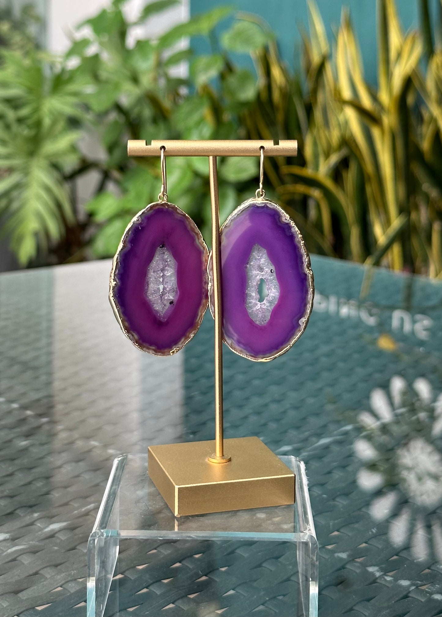 Esi Biama Statement Stone Earrings