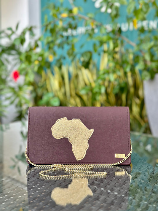 Africa Aku Medium Clutch Bag