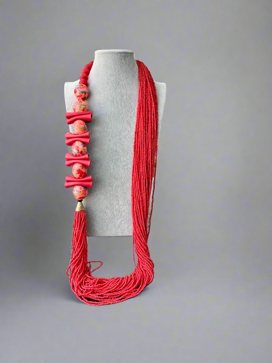 EWURABA BEADED NECKLACE