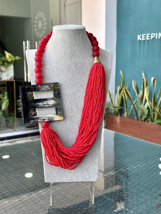 EWURAKUA BEADED NECKLACE