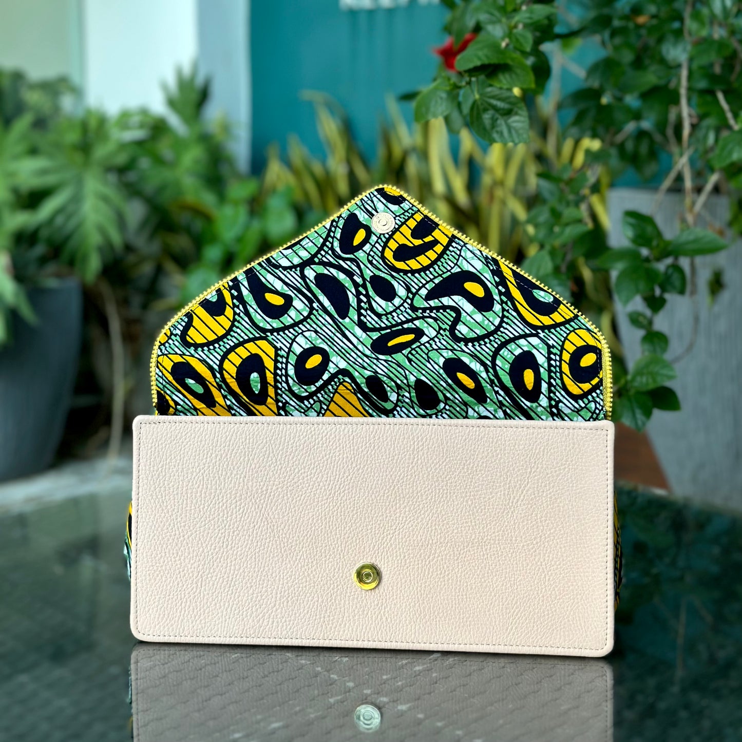 Akos Okobea Large Clutch Bag