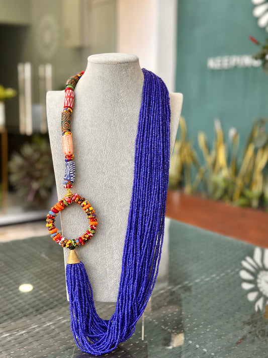 EWURAFIA BEADED NECKLACE