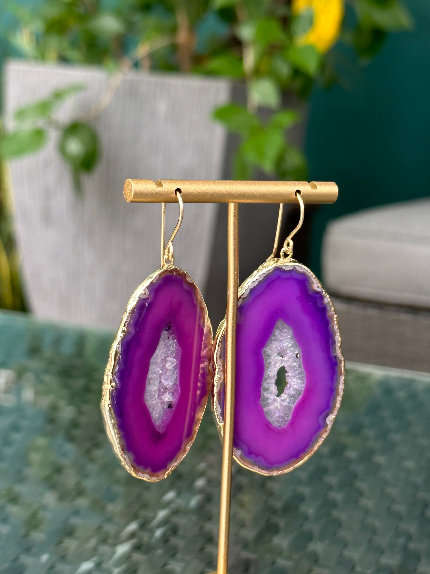 Esi Biama Statement Stone Earrings