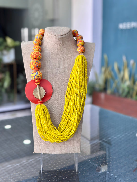 EWURADWOA BEADED NECKLACE