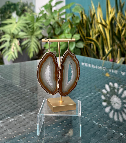 Kaaba Sika Statement Stone Earrings