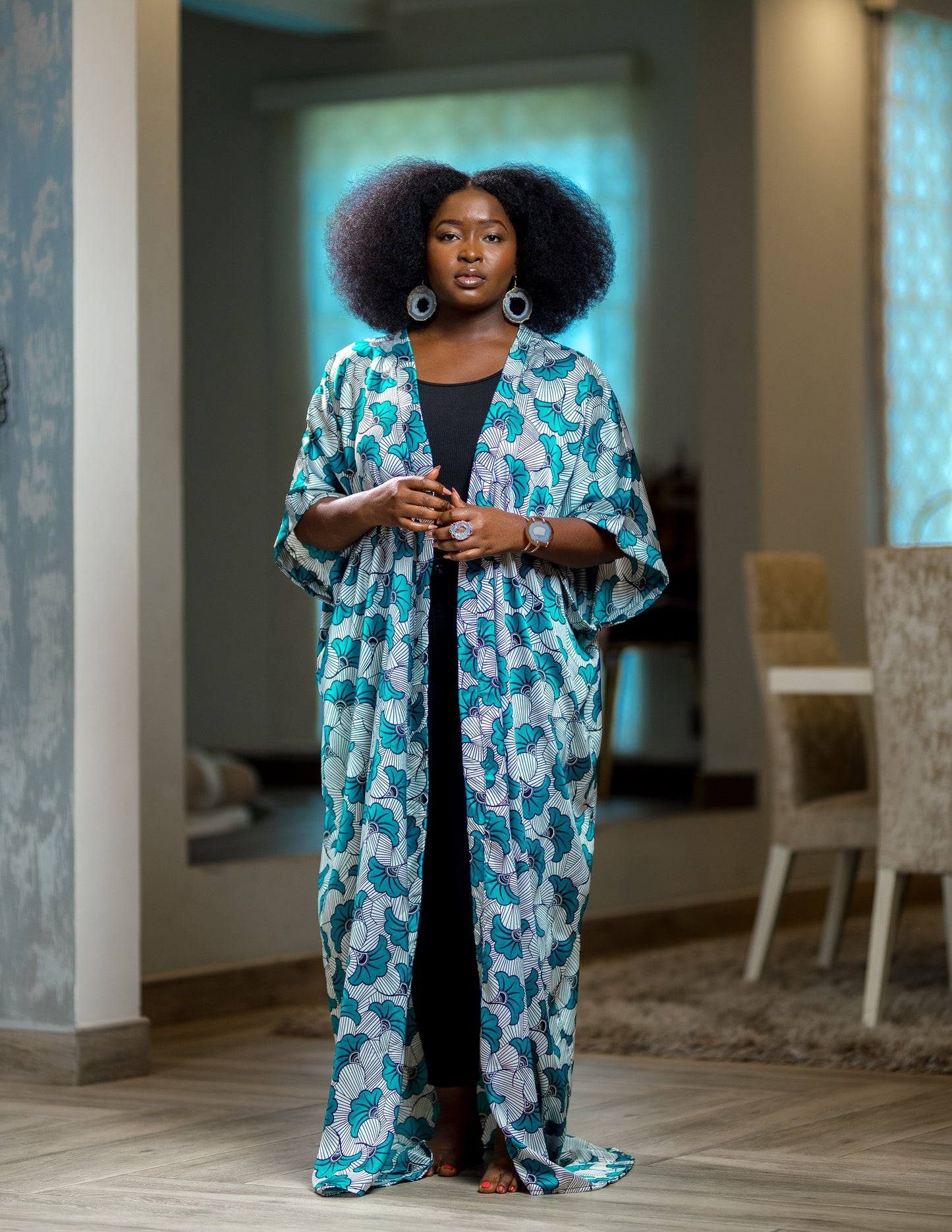 Kafui Ajoba kimono Duster