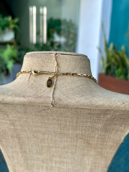 Manye Kai Stone & Leaf Necklace