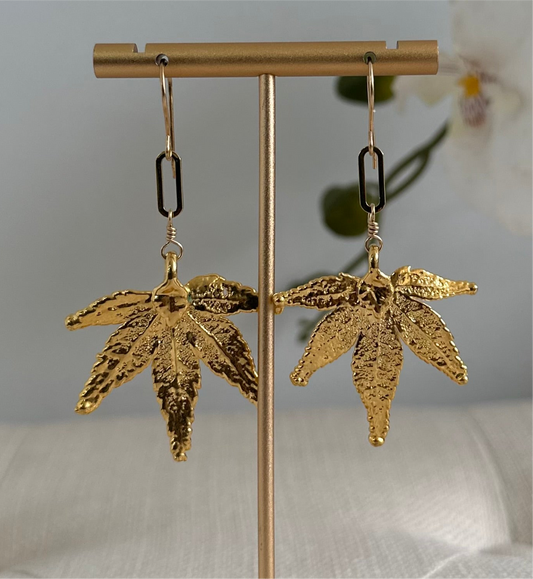 Adzo Kumah Leaf Earings