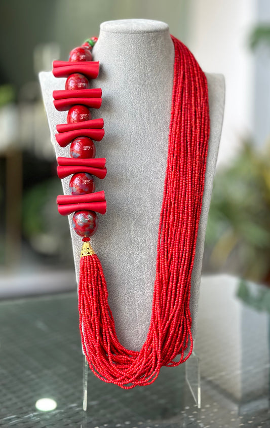 Yaaba Asiedu Beaded Necklace