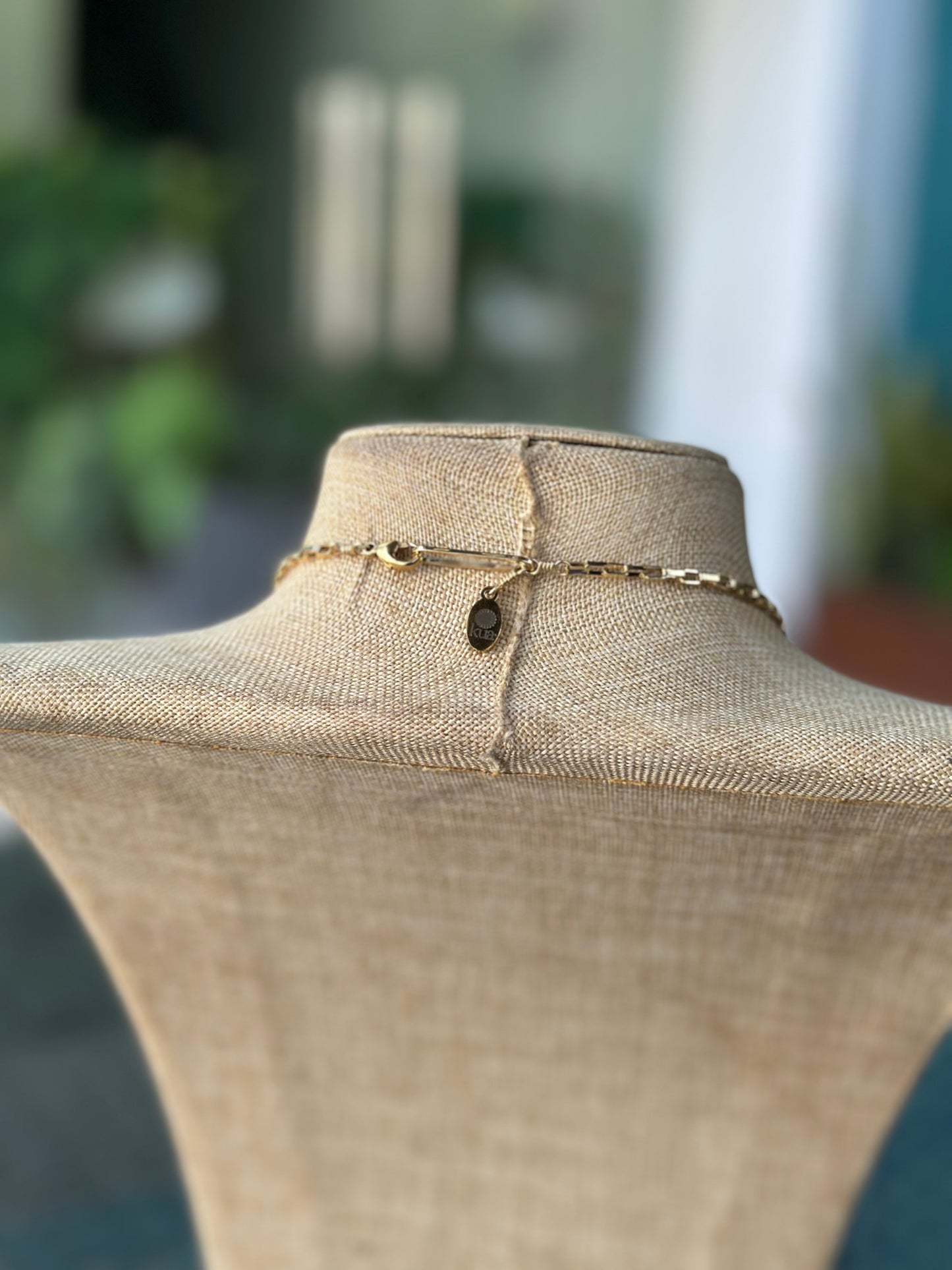 Nana Osaa Stone & Leaf Necklace