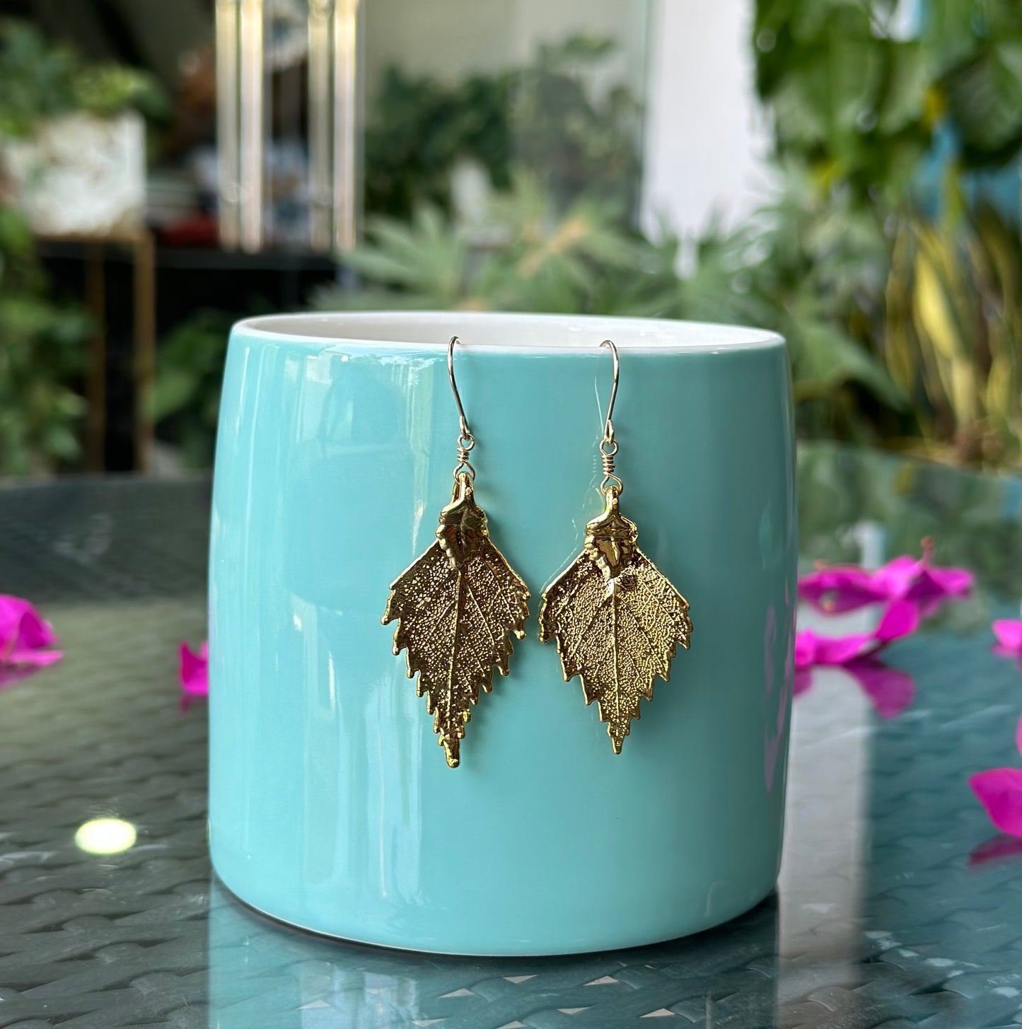 Anima Bojo Leaf Earrings