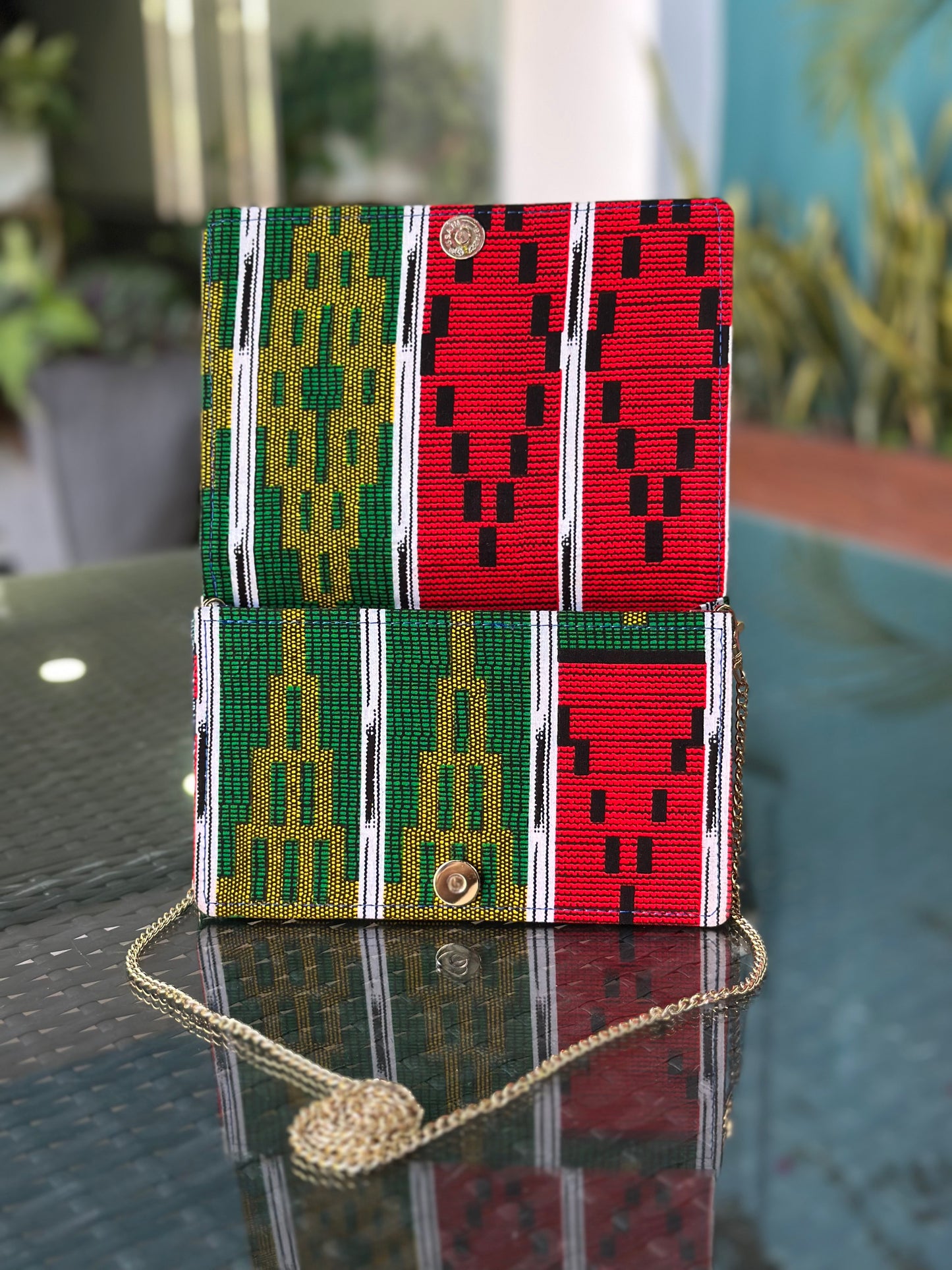 Gye Nyame Akiti Small Clutch