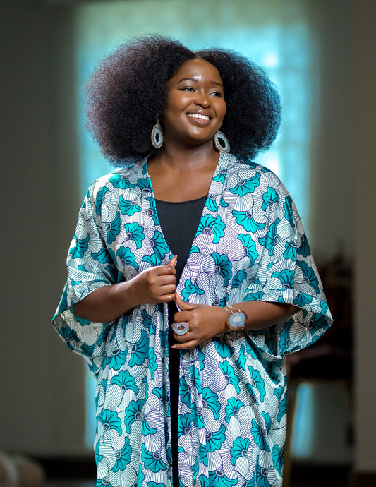 Kafui Ajoba kimono Duster