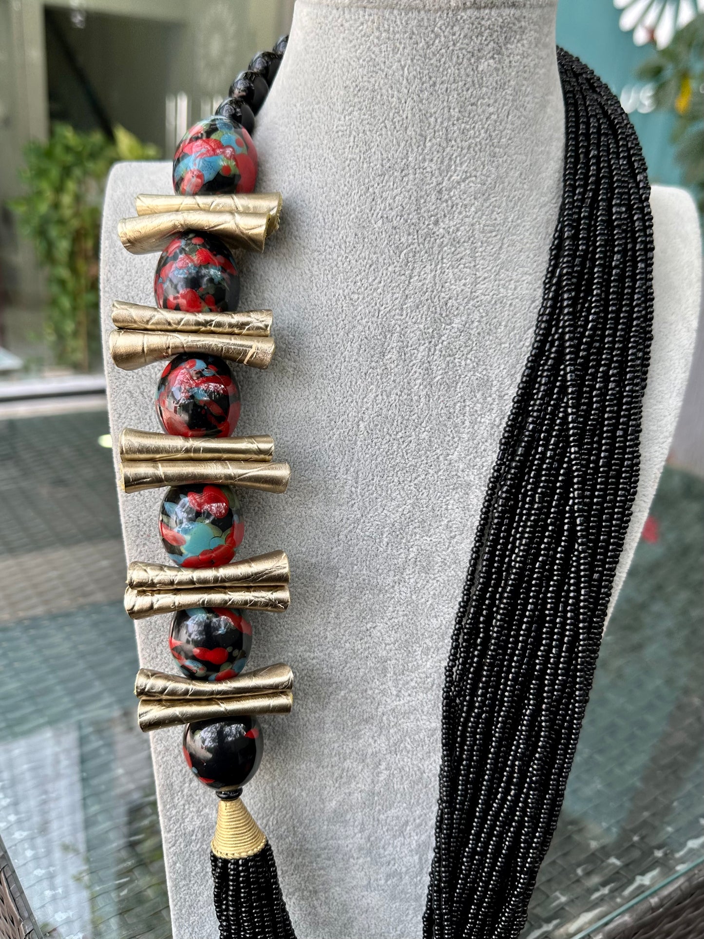 EWURAMA BEADED NECKLACE